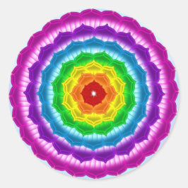 Mandala Chakra Ronde Sticker