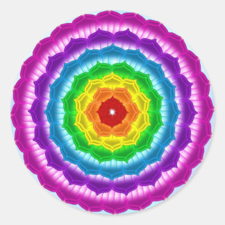 Mandala Chakra Ronde Sticker