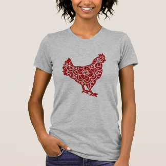 Mandala Chicken T-shirt