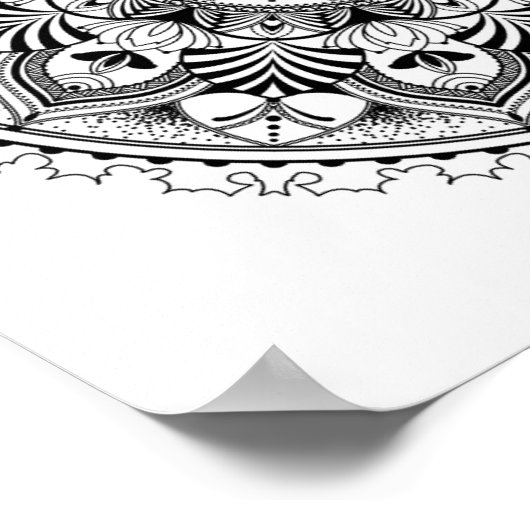 Mandala Circle 2 Poster (Hoek)