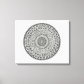 Mandala Circle Canvas Afdruk (Voorkant)