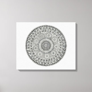 Mandala Circle Canvas Afdruk