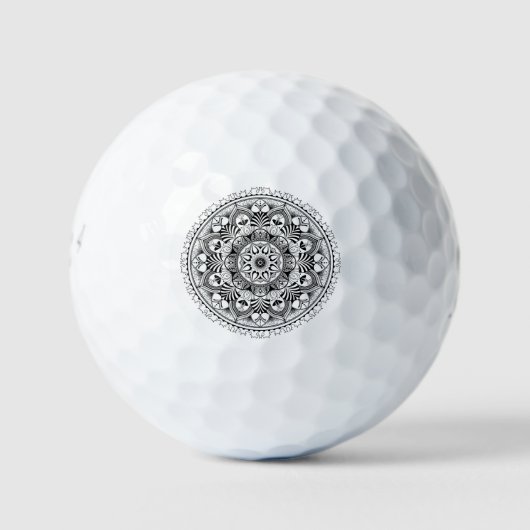 Mandala Circle Golfballen (Voorkant)