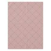 Mandala cirkel rond sierpastel paarse colo tafelkleed (Voorkant)