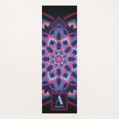 mandala cirkelpatroon Persoonlijke Naam Yogamat (Voorkant)