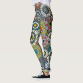 Mandala Cirque Festival Streep Leggings (Links)