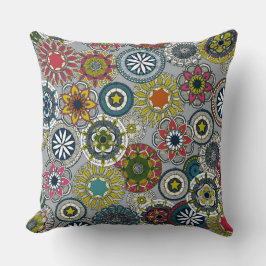 mandala cirque festival zilver kussen