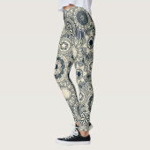 mandala cirque indigo crème leggings (Links)