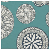 mandala cirque spot blauwgroen stof (Close Up)