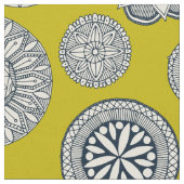 mandala cirque spot chartreuse stof (Close Up)