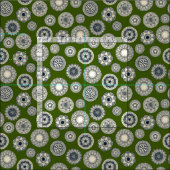 mandala cirque spot groen stof (Delen)