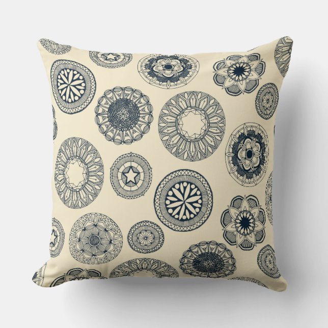 mandala cirque spot kussen (Voorkant)