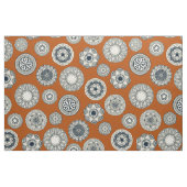 mandala cirque spot oranje stof (Fat Quarter)