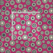 mandala cirque spot roze stof (Delen)