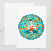 mandala citrus bedankkaart (Voorkant / Achterkant)