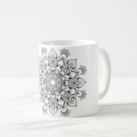 Mandala Classic White Mok (Voorkant rechts)