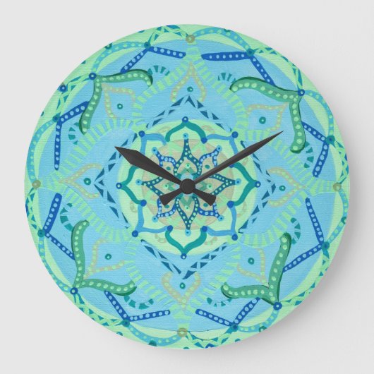 Mandala Clock Grote Klok (Voorkant)