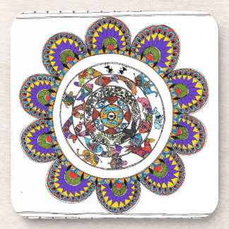 mandala coasters bier onderzetter