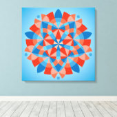 Mandala Cognitie Canvas Afdruk (Insitu (Houten vloer))