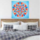 Mandala Cognitie Canvas Afdruk (Insitu (Slaapkamer))