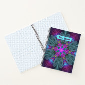 Mandala Colorful Fractal Art Kaleidoscope - Eigen  Notitieboek (Binnen)