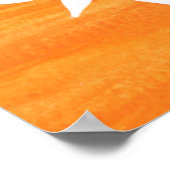 Mandala Colorful Oranje White Waterverf Poster (Hoek)