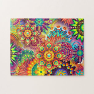 Mandala Colorful Paisley Pattern Gift Legpuzzel