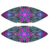 Mandala Colorful Striking Fractal Art Kaleidoscope American Football (Panelen)