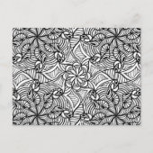 Mandala Coloring Abstract Pattern Briefkaart #1 (Voorkant)