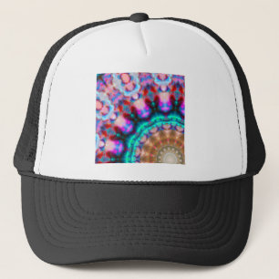 Mandala-colorroze-blauw-kaleidoscoop rm trucker pet