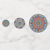 Mandala Confetti (6 verschillende design) (Achterkanten)