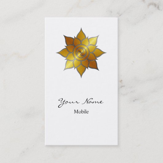 Mandala Contactkaartje (Voorkant)