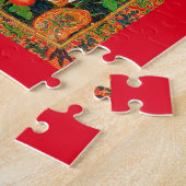 Mandala Cosmic Diagram for Meditation Jigsaw Puzzl Legpuzzel (Zijkant)