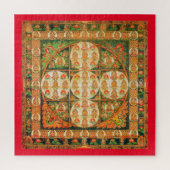 Mandala Cosmic Diagram for Meditation Jigsaw Puzzl Legpuzzel (Verticaal)
