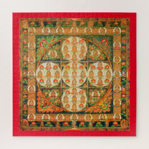 Mandala Cosmic Diagram for Meditation Jigsaw Puzzl Legpuzzel