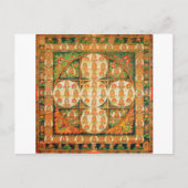 Mandala Cosmic Diagram voor Meditatie Briefkaart (Voorkant)