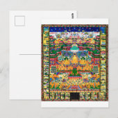 Mandala Cosmic Diagram voor Meditatie Briefkaart (Voorkant / Achterkant)