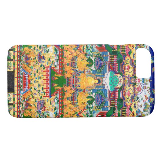 Mandala Cosmic Diagram voor Meditatie Case-Mate iPhone Case (Achterkant (Horizontaal))