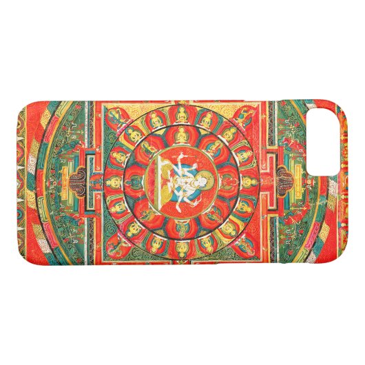 Mandala Cosmic Diagram voor Meditatie Case-Mate iPhone Case (Achterkant (Horizontaal))