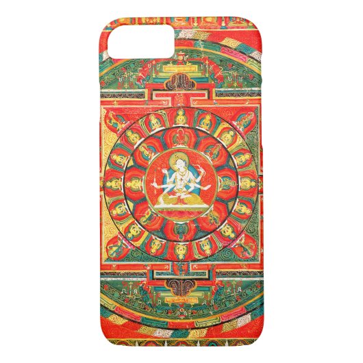 Mandala Cosmic Diagram voor Meditatie Case-Mate iPhone Case (Achterkant)