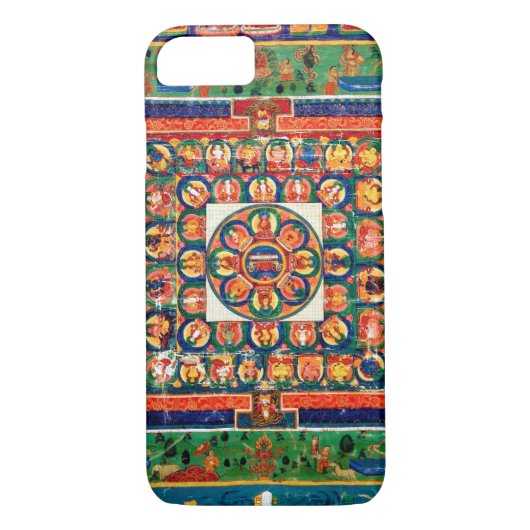 Mandala Cosmic Diagram voor Meditatie Case-Mate iPhone Case (Achterkant)