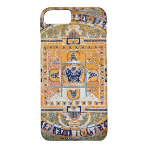 Mandala Cosmic Diagram voor Meditatie iPhone 8/7 Hoesje