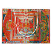 Mandala Cosmic Diagram voor Meditatie Groot Cadeauzakje (Achterkant)