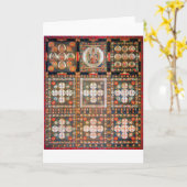 Mandala Cosmic Diagram voor Meditatie Kaart (Gele Bloem)