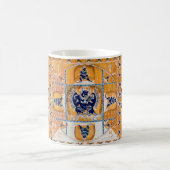 Mandala Cosmic Diagram voor Meditatie Koffiemok (Center)