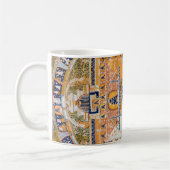 Mandala Cosmic Diagram voor Meditatie Koffiemok (Links)