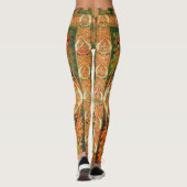 Mandala Cosmic Diagram voor Meditatie Leggings (Achterkant)