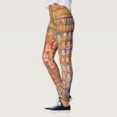 Mandala Cosmic Diagram voor Meditatie Leggings (Links)