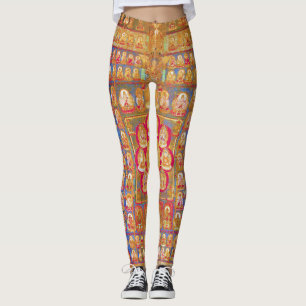 Mandala Cosmic Diagram voor Meditatie Leggings