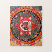 Mandala Cosmic Diagram voor Meditatie Legpuzzel (Verticaal)